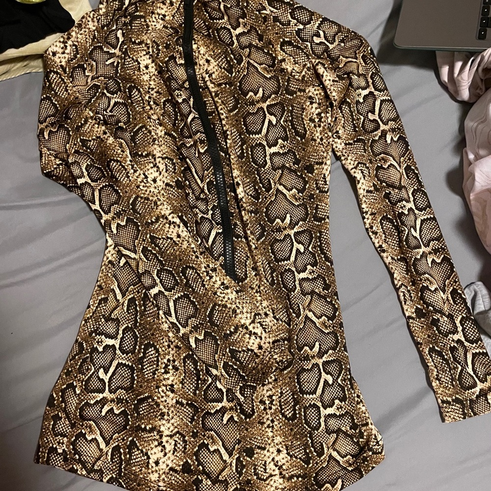 Snake Print Romper